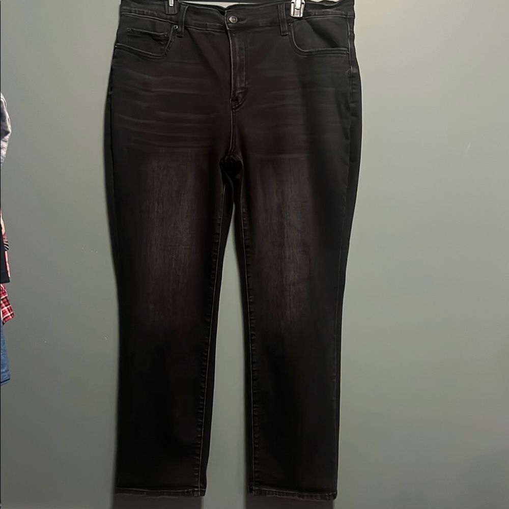 Zenana Black Straight Leg Denim